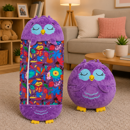 DREAMPAL – Peluche 2 en 1 con saco de dormir cómodo