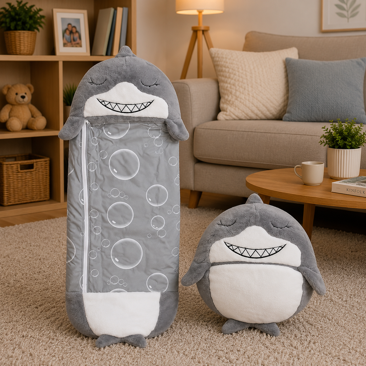 DREAMPAL – Peluche 2 en 1 con saco de dormir cómodo
