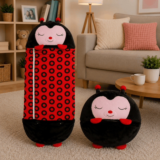 DREAMPAL – peluche 2-in-1 con sacco a pelo confortevole