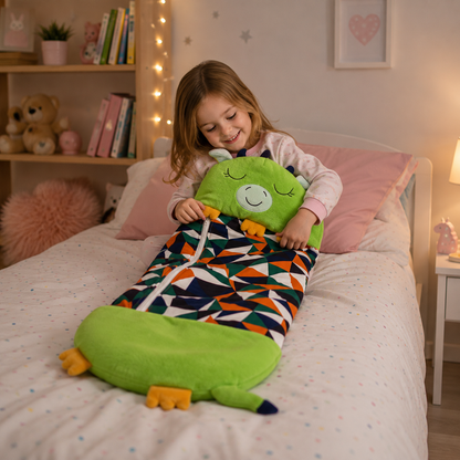 DREAMPAL – Peluche 2 en 1 con saco de dormir cómodo
