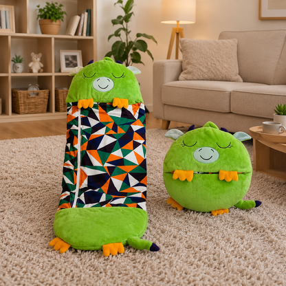 DREAMPAL – Peluche 2 en 1 con saco de dormir cómodo