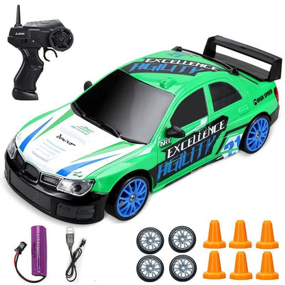 DRIFTHERO – 2,4-GHz-4WD-Hochgeschwindigkeits-RC-Auto mit AE86- und GTR-Renndesign 26