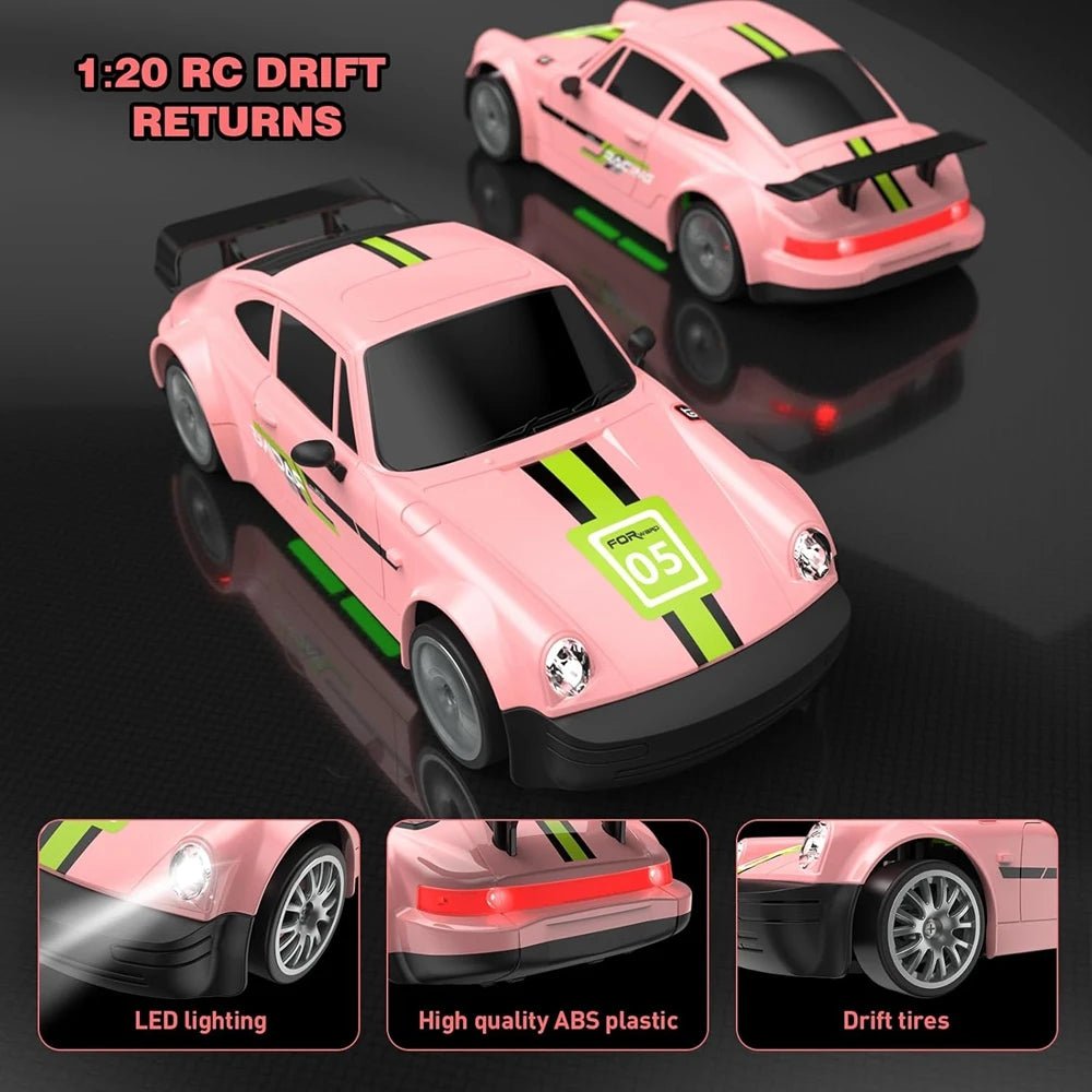 DRIFTLUX – 1:20 Hochgeschwindigkeits-4WD-RC-Driftwagen mit LED-Beleuchtung 4