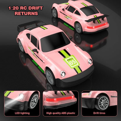DRIFTLUX – 1:20 Hochgeschwindigkeits-4WD-RC-Driftwagen mit LED-Beleuchtung 4