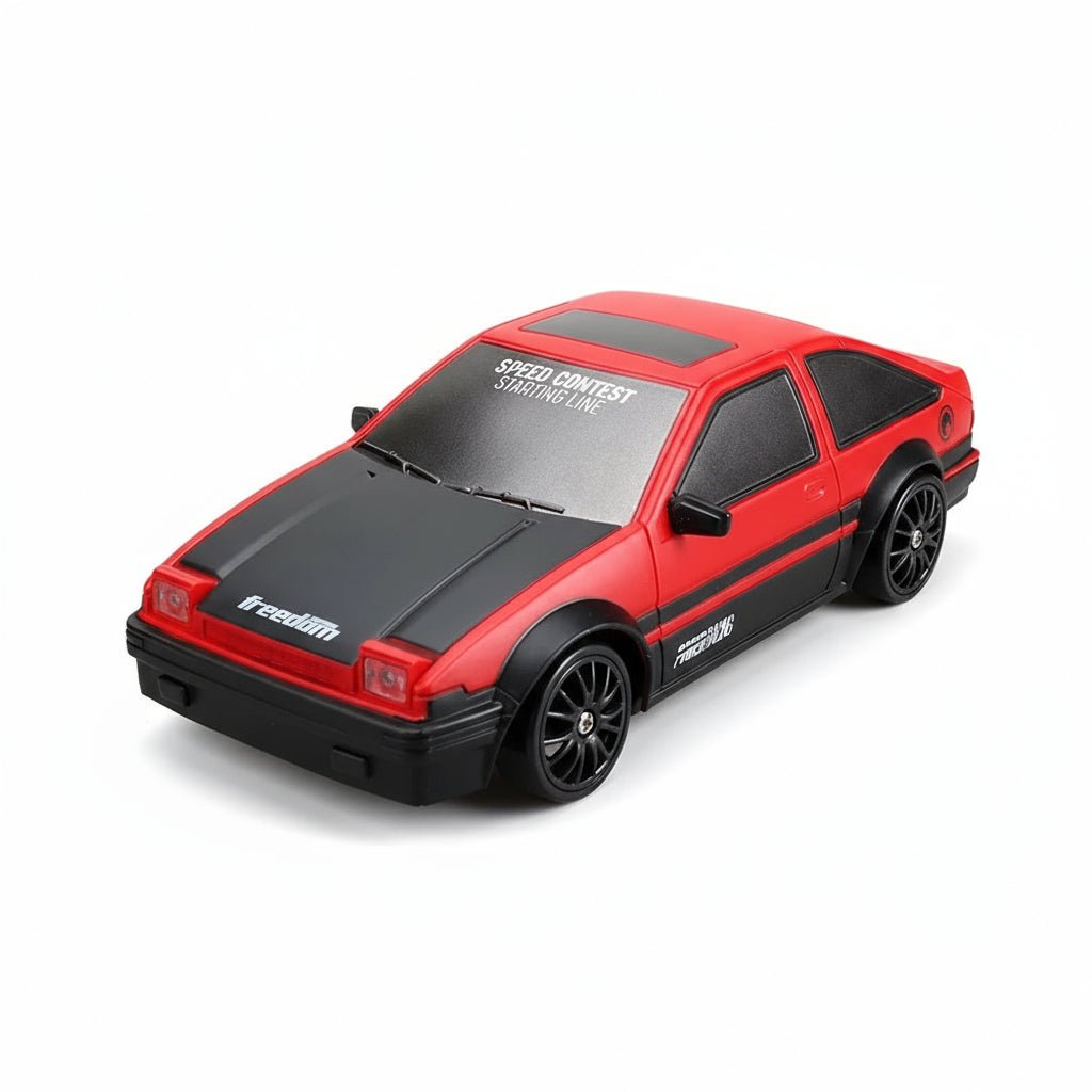 DRIFTMAX – 4WD 1:24 RC Drift-Auto mit austauschbaren Reifen für realistische Rennen 10