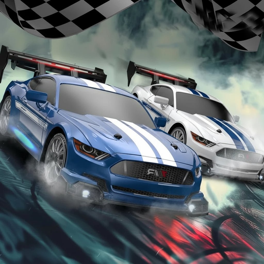 DRIFTMAX – 4WD 1:24 RC Drift-Auto mit austauschbaren Reifen für realistische Rennen 3