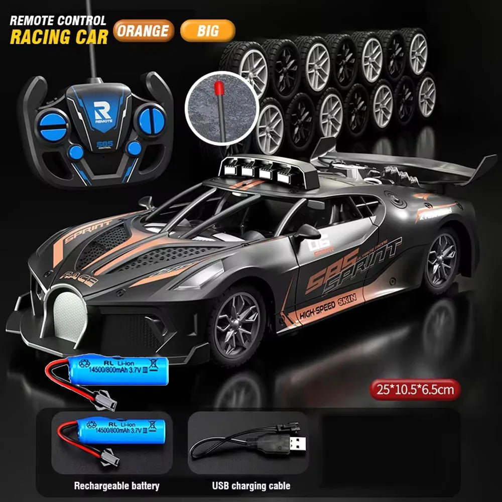 DRIFTSTORM – Hochgeschwindigkeits-RC-Driftwagen im Maßstab 1:18 für Kinder mit einfacher Steuerung 12