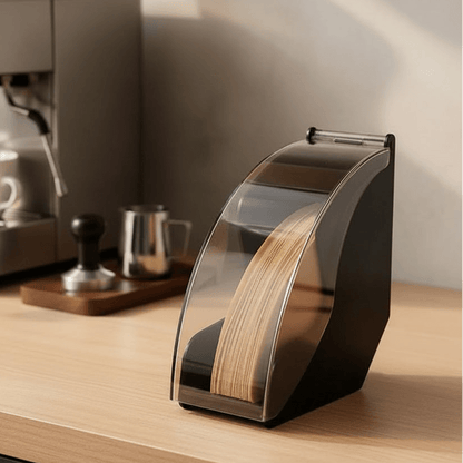 DRIPORA – Eleganter Kaffeefilterhalter für die Handbrühung mit Acryldeckel 0