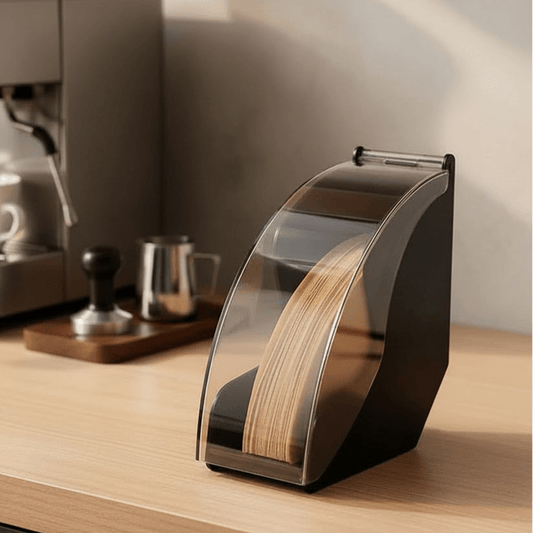 DRIPORA – Eleganter Kaffeefilterhalter für die Handbrühung mit Acryldeckel 0