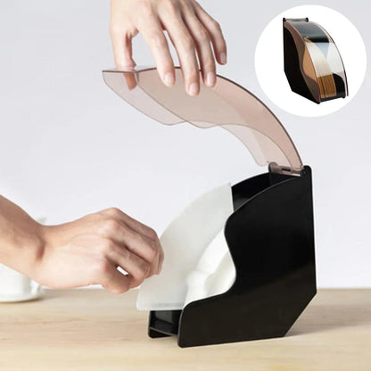 DRIPORA – Eleganter Kaffeefilterhalter für die Handbrühung mit Acryldeckel 2