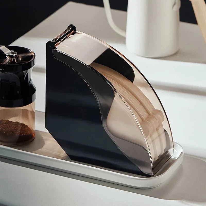 DRIPORA – Eleganter Kaffeefilterhalter für die Handbrühung mit Acryldeckel 3