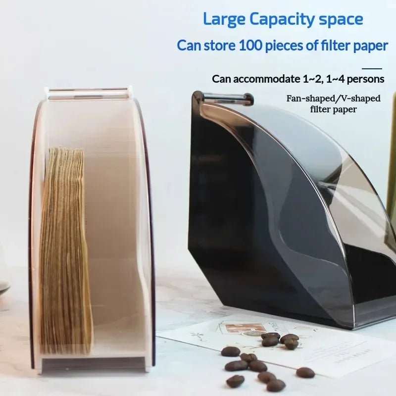 DRIPORA – Eleganter Kaffeefilterhalter für die Handbrühung mit Acryldeckel 4