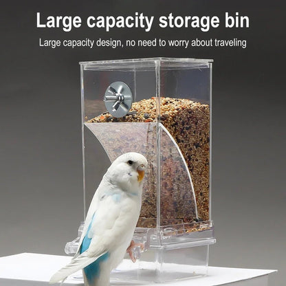 DRIPSHIELD – Automatischer Vogelfutterspender mit auslaufsicherem und spritzwassergeschütztem Außengehäuse 3