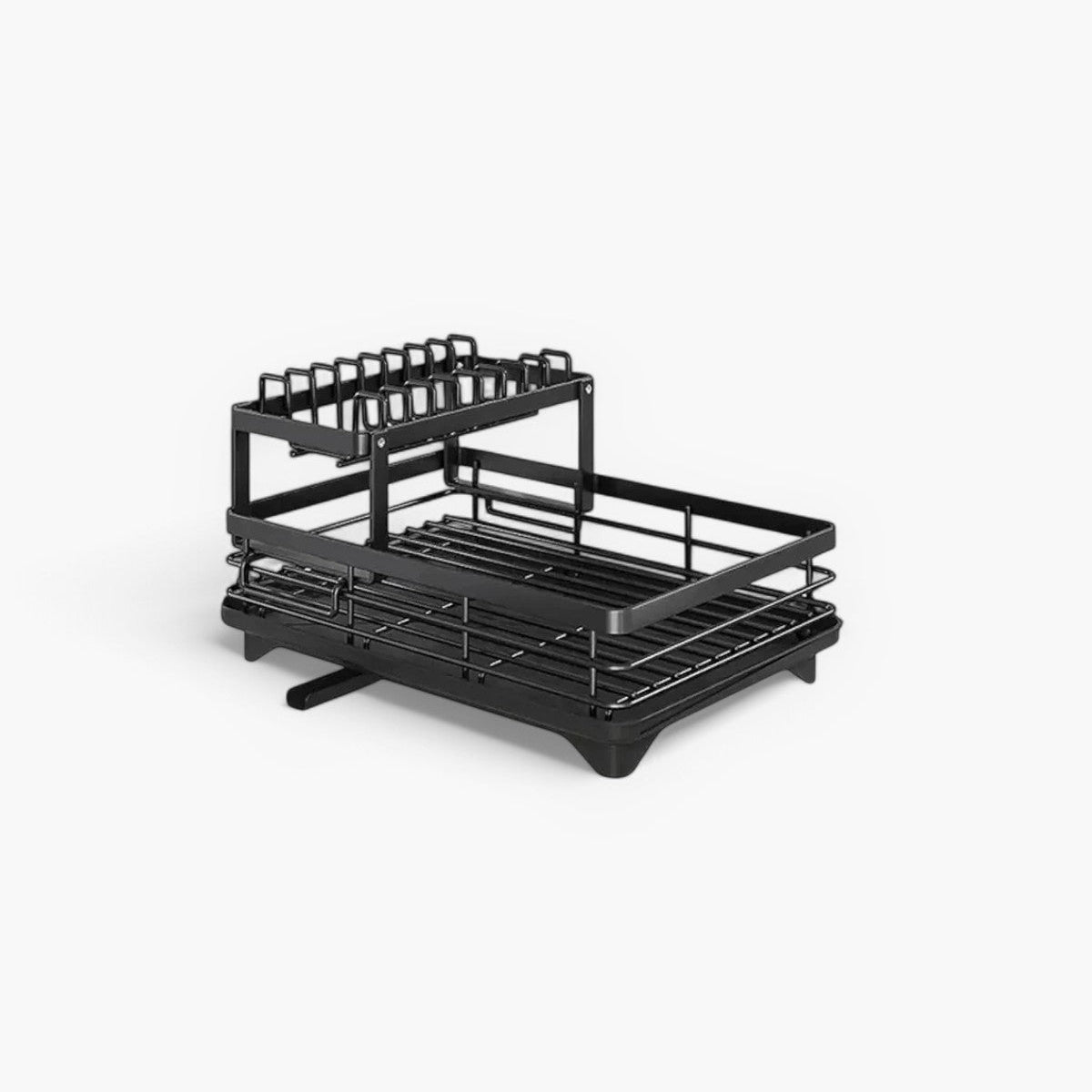 DRYNEAT – Eleganter Geschirrtrockenständer – Platzsparender Küchenorganizer aus Edelstahl 6