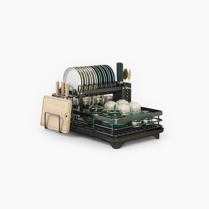 DRYNEAT – Eleganter Geschirrtrockenständer – Platzsparender Küchenorganizer aus Edelstahl 8