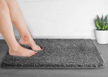 DRYSENSE – Rutschfeste, extrem saugfähige Mikrofaser-Badematte für Badezimmerkomfort 12