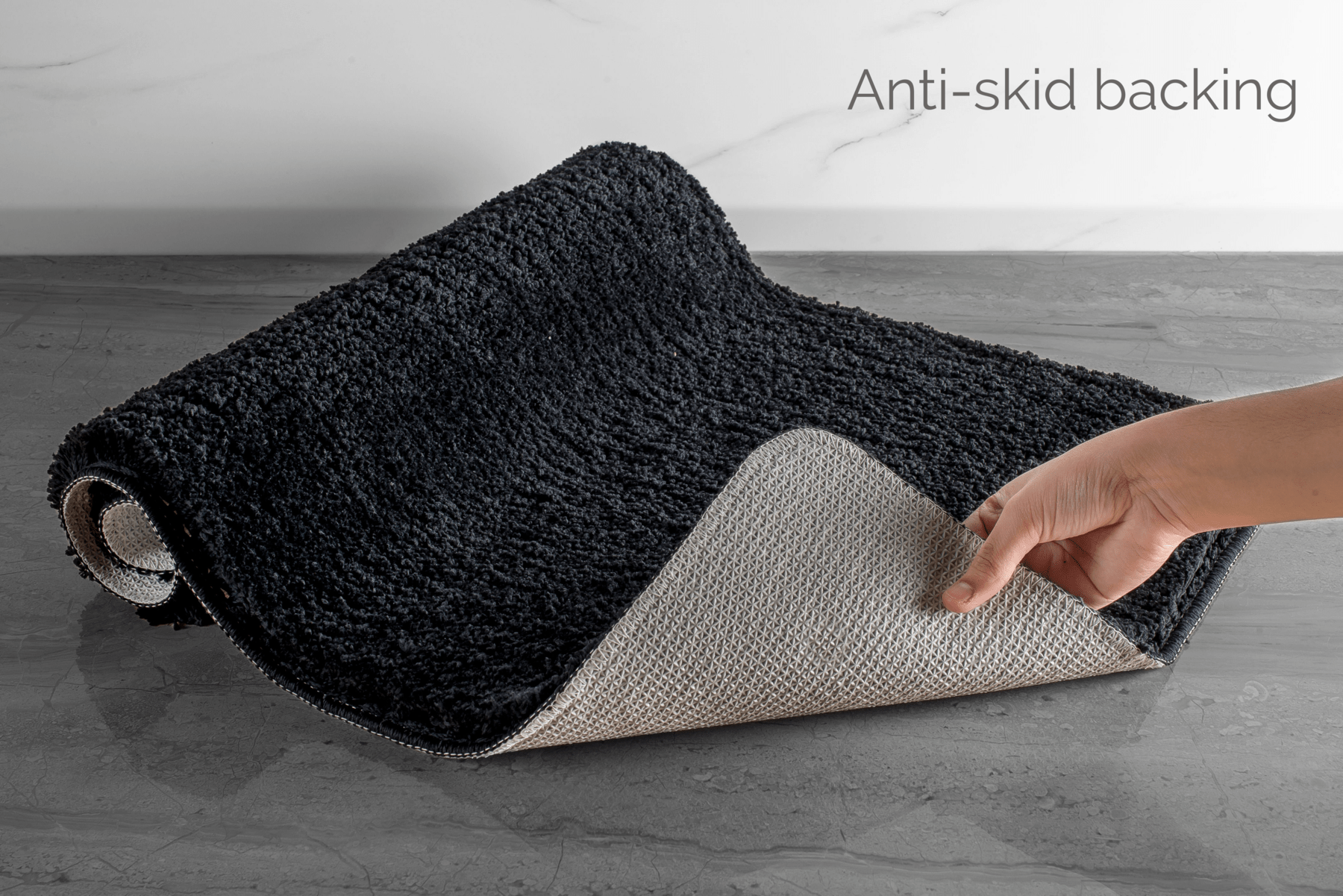 DRYSENSE – Rutschfeste, extrem saugfähige Mikrofaser-Badematte für Badezimmerkomfort 7