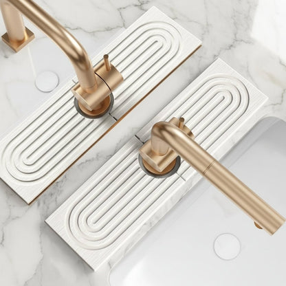 DRYSTONE – Ultra-absorbierende Diatomit-Trockenmatte für sauberere Spülbeckenbereiche 0