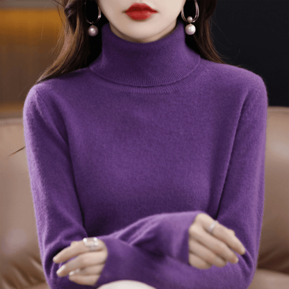 Elena Cashmere Turtleneck – Damen Rollkragenpullover aus 100 % Kaschmir