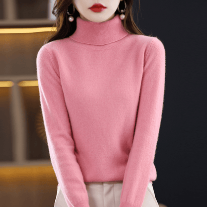 Elena Cashmere Turtleneck – Damen Rollkragenpullover aus 100 % Kaschmir