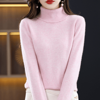 Elena Cashmere Turtleneck – Damen Rollkragenpullover aus 100 % Kaschmir