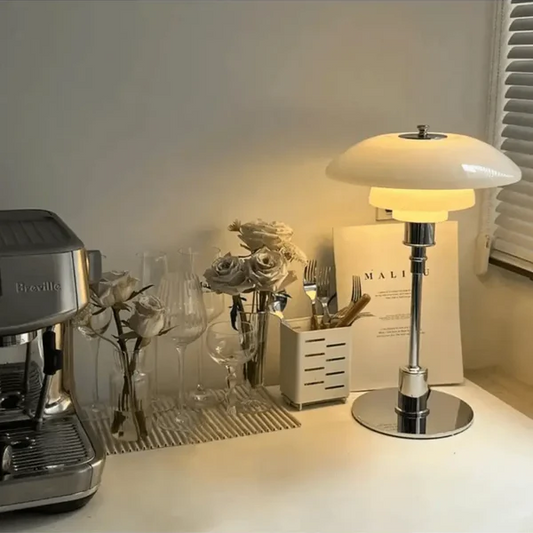 Danish Design Table Lamp - Scandinavian table lamp with dimmable LED light