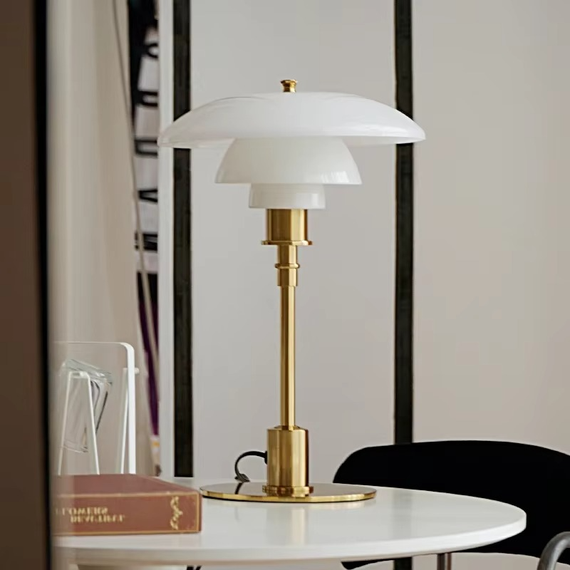 Danish Design Table Lamp - Scandinavian table lamp with dimmable LED light