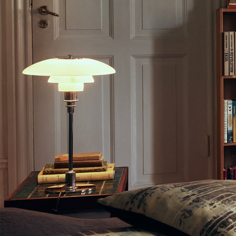 Danish Design Table Lamp - Scandinavian table lamp with dimmable LED light