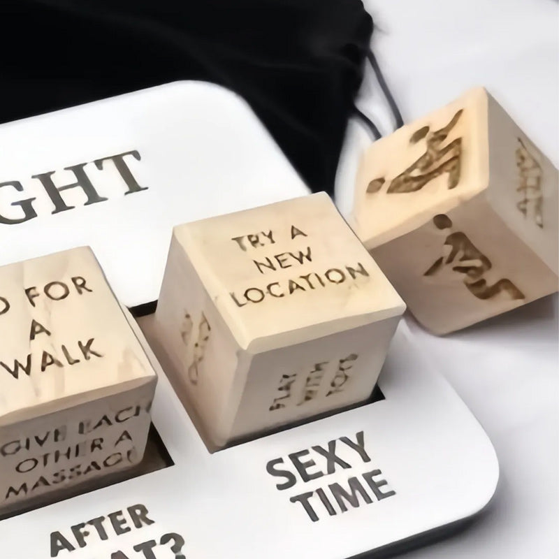 AmoréLuxe Date Night Dice | Entertaining Relationship Dice Game for Couples and Romantic Evenings