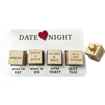 AmoréLuxe Date Night Dice | Entertaining Relationship Dice Game for Couples and Romantic Evenings