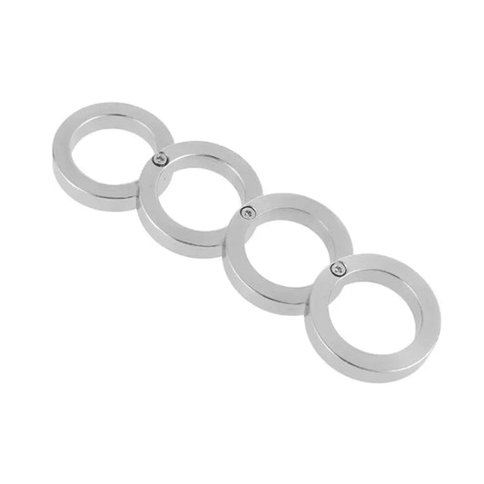 DefendRing Taktischer Faltring | Selbstverteidigungsring aus Edelstahl | Drehbares Design | Stilvolles Schutzzubehör 0
