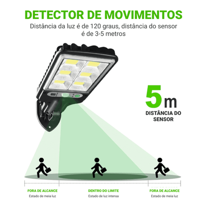 EcoBeam 600 - Solar LED outdoor spotlight with motion sensor