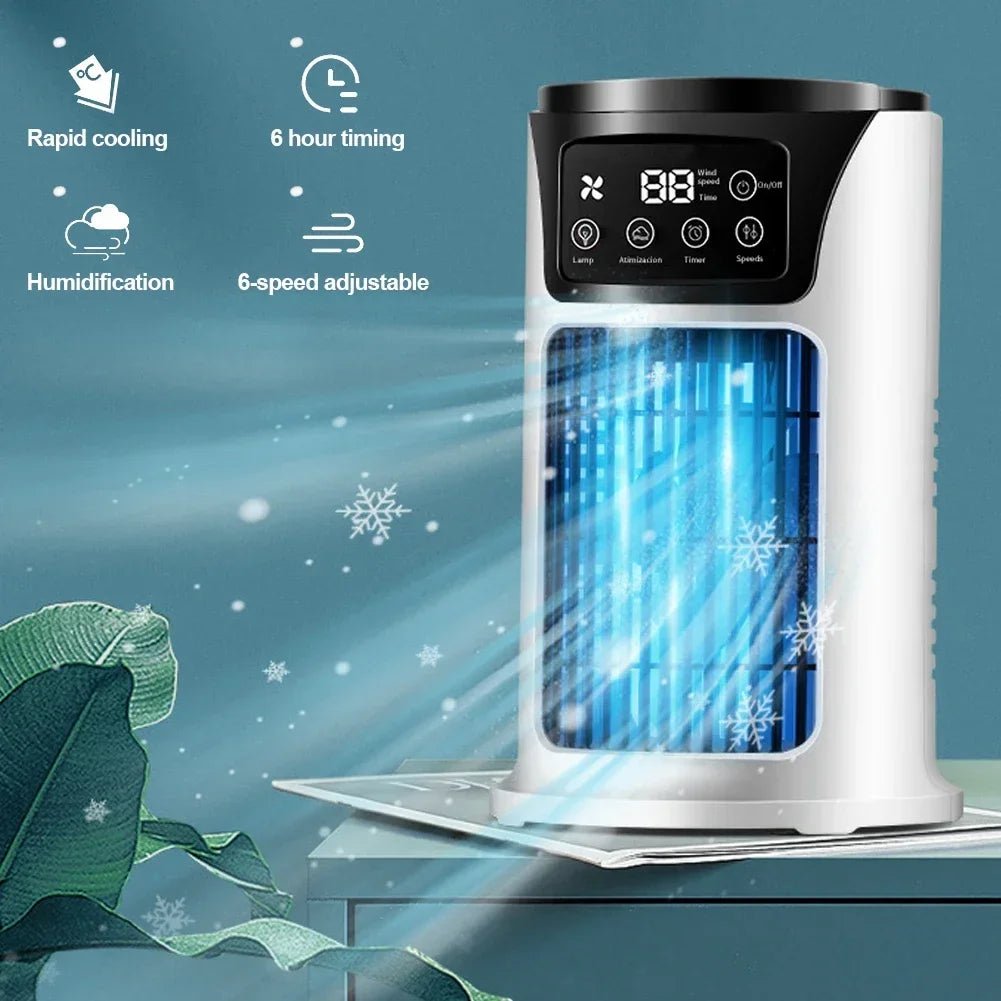 POLARVEX – Tragbarer Verdunstungs-Luftkühler mit Ventilator & Luftbefeuchtung