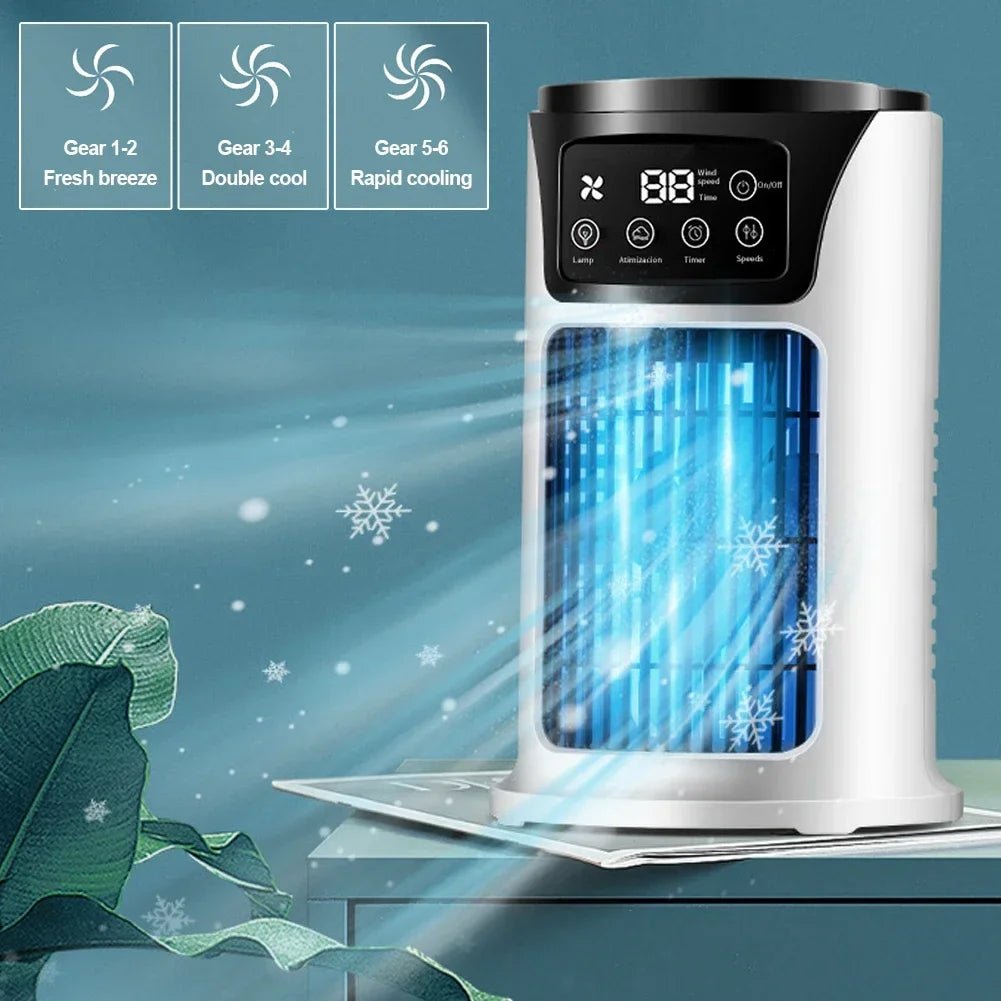 POLARVEX – Tragbarer Verdunstungs-Luftkühler mit Ventilator & Luftbefeuchtung