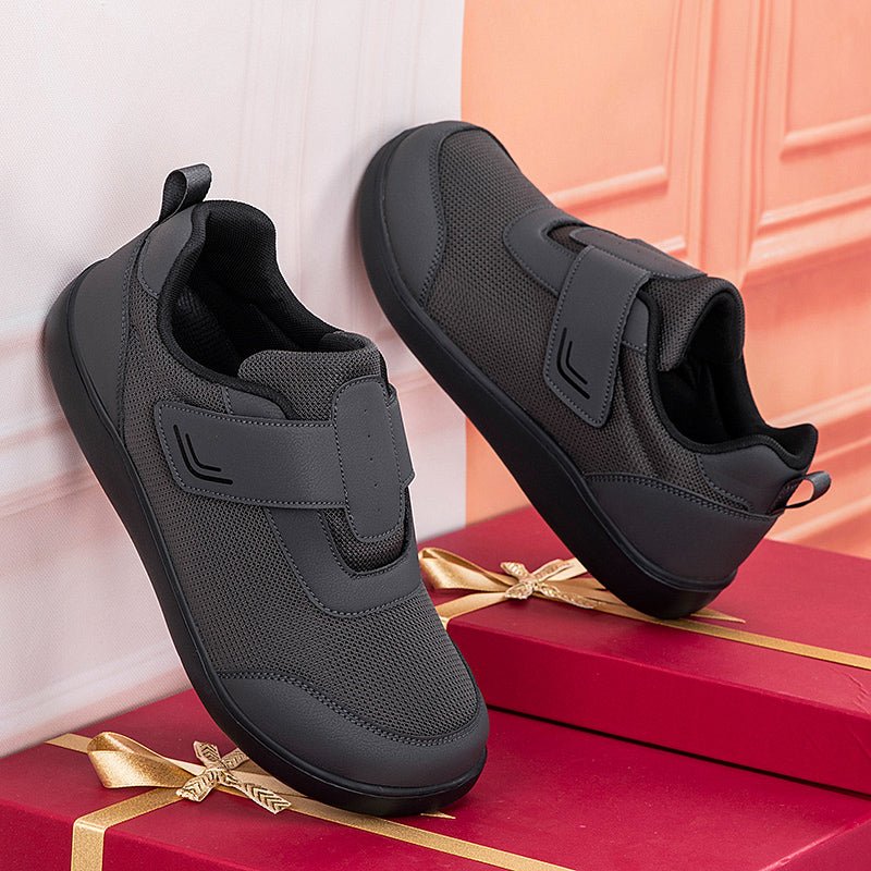 CAREMAN – Scarpe per diabetici extra larghe da uomo con morbido comfort ortopedico
