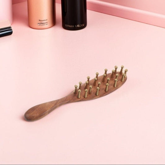 CALMROOT – Rosewood Massage Comb for Scalp Stimulation & Relaxation