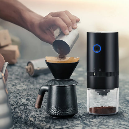 COFFFLOW – Draadloze koffiemolen voor verse koffieplezier met één druk op de knop