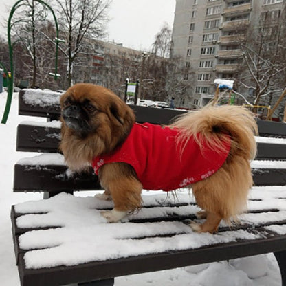 PETSNUG – Chaleco cálido para perro con anilla en D y forro de polar