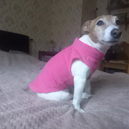 PETSNUG – Chaleco cálido para perro con anilla en D y forro de polar