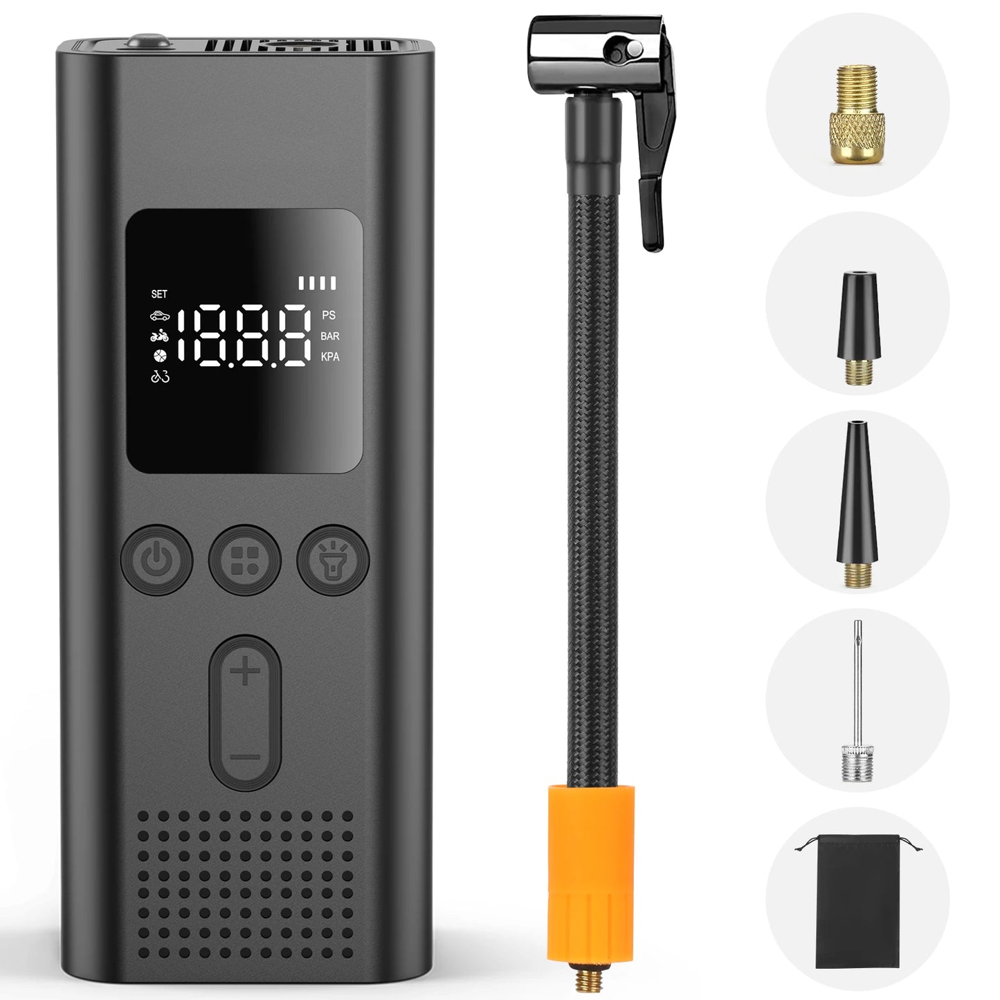 AirCharge Max – Bomba de aire inalámbrica con 150 PSI y pantalla LCD