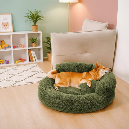 DreamNest - Orthopädisches Hundebett aus Diamant-Samt mit Abnehmbarem Bezug und Rutschfester Unterseite 2