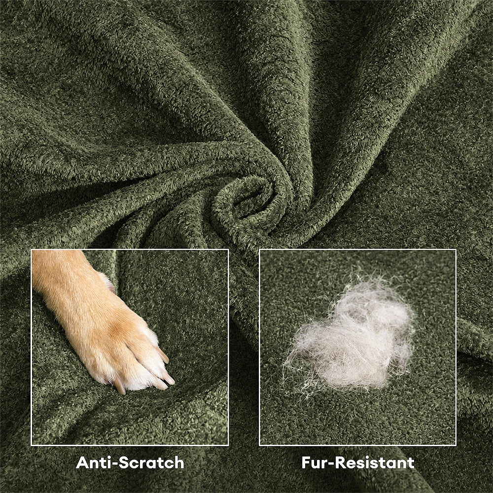 DreamNest - Orthopädisches Hundebett aus Diamant-Samt mit Abnehmbarem Bezug und Rutschfester Unterseite 5