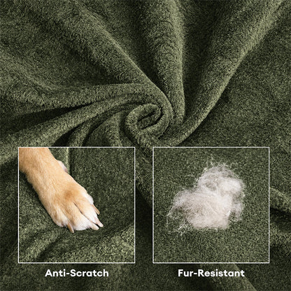 DreamNest - Orthopädisches Hundebett aus Diamant-Samt mit Abnehmbarem Bezug und Rutschfester Unterseite 5