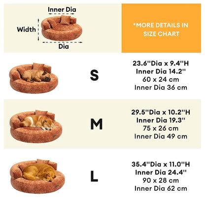 DreamNest - Orthopädisches Hundebett aus Diamant-Samt mit Abnehmbarem Bezug und Rutschfester Unterseite 8