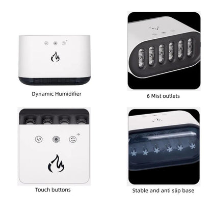 AIRMIST PRO – Humidificador dinámico con LED y control por voz