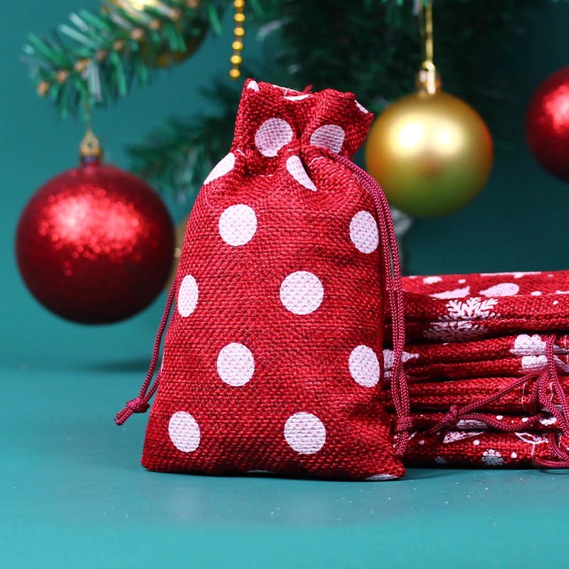 EARTHYSAC – 10 Stück Öko-Jutebeutel mit Kordelzug für handgemachte Geschenke 13