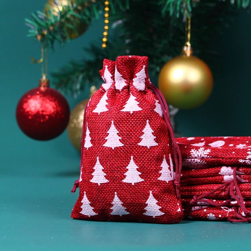 EARTHYSAC – 10 Stück Öko-Jutebeutel mit Kordelzug für handgemachte Geschenke 18
