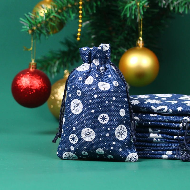 EARTHYSAC – 10 Stück Öko-Jutebeutel mit Kordelzug für handgemachte Geschenke 3