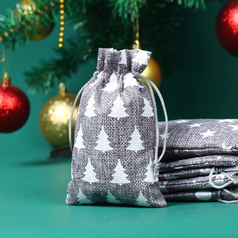 EARTHYSAC – 10 Stück Öko-Jutebeutel mit Kordelzug für handgemachte Geschenke 5