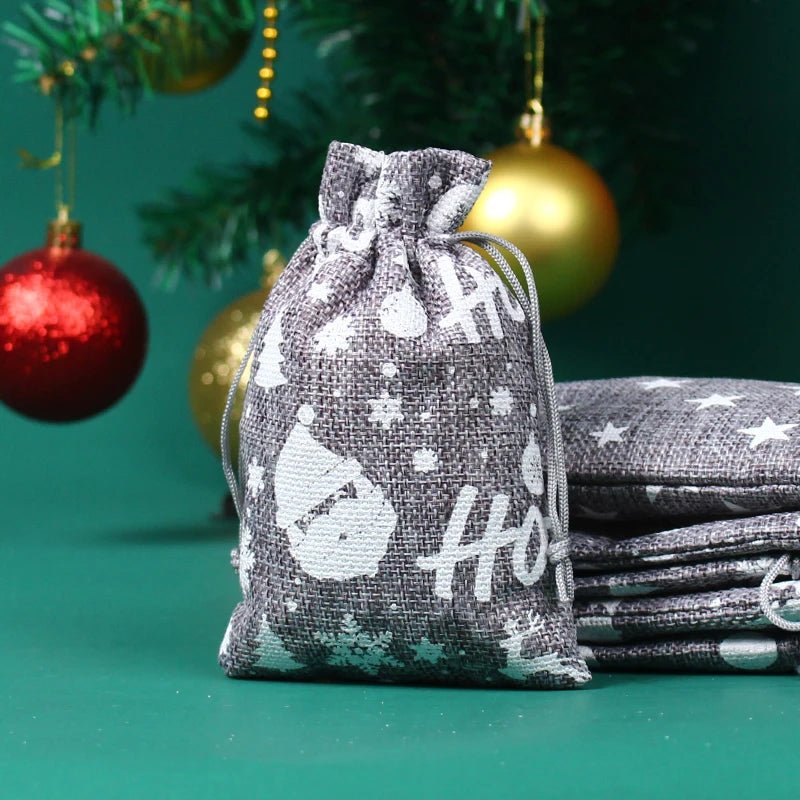 EARTHYSAC – 10 Stück Öko-Jutebeutel mit Kordelzug für handgemachte Geschenke 7